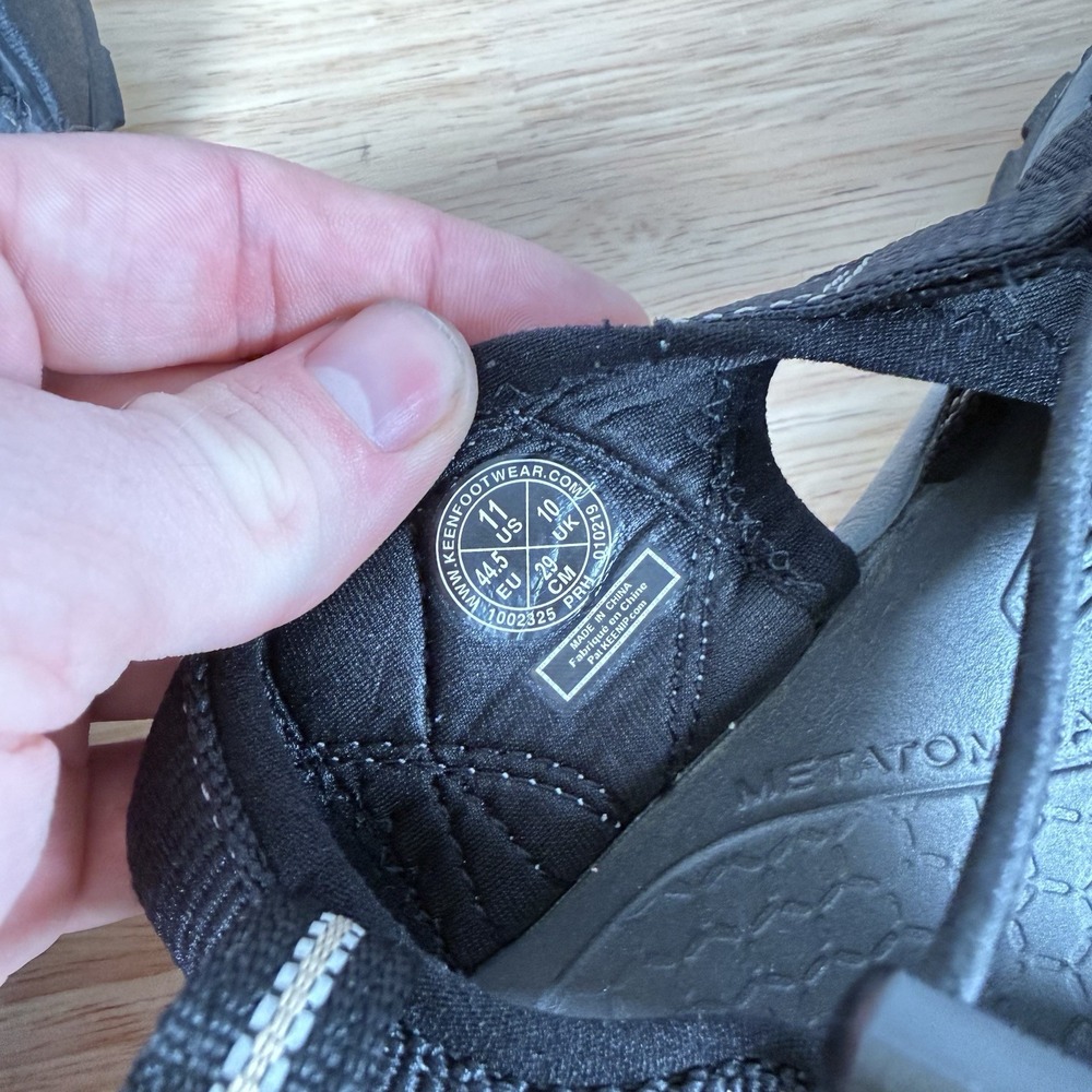 Keen Newport Sandals Mens 11 Black Outdoor Hiking Sandals - Picture 7 of 7
